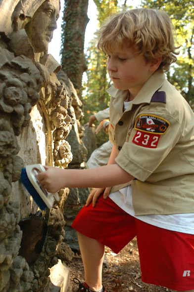 Boy Scout at Harmony Grove