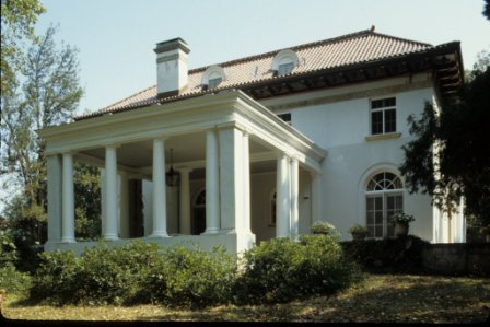 Villa Lamar, rear facade
