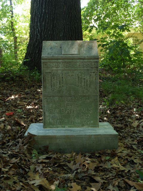 Holmes Headstone, After Repair